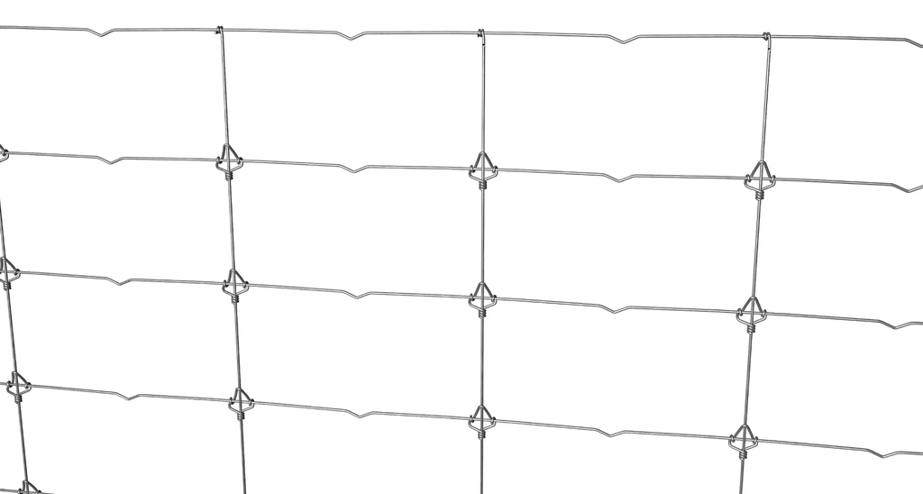 Grillage à noeuds fixe galvanisé FK MAILLES PROGRESSIVES - rouleau de 100 m