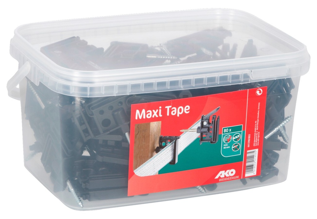Isolateur clip Maxi Tape pour ruban 40 mm - AKO