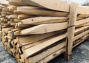 Piquet en châtaignier 1/4 scié, écorcé, pointé - périmètre 18-24 cm 