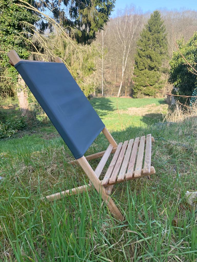 Chaise de pêcheur en acacia