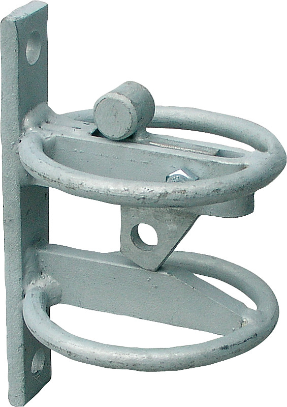 Loquet de porte type lourd automatique avec protection animaux, galvanisé à chaud