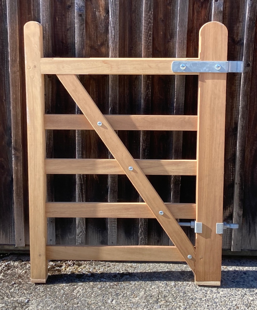 Barrière Universal en Iroko - hauteur 120 cm