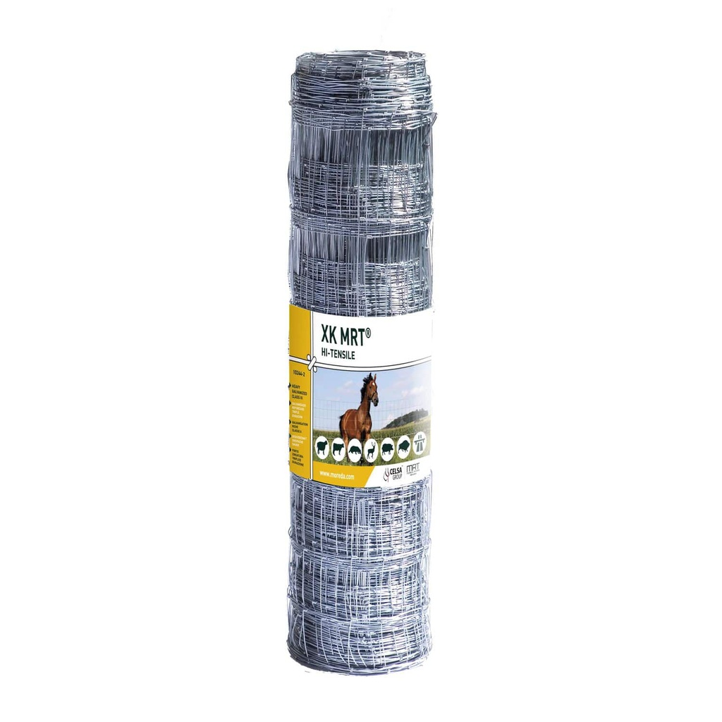 Grillage galvanisé noué fixe XK fils Ø2.5/2.5mm - rouleau de 50 m