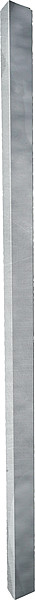 Gegalvaniseerde stalen paal voor hekwerk - 200 x 8 x 8 cm