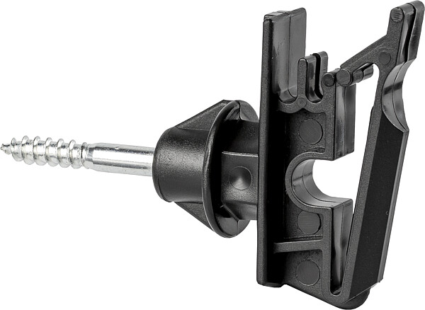 Isolateurs cordes/rubans jusqu'à 40 mm, filetage à bois 6mm, 25 pièces - PATURA