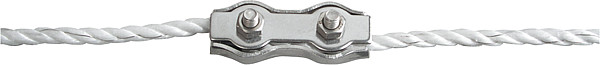 Raccord de jonction pour cordes jusqu'à 8 mm, galvanisé - AKO (10 pièces)
