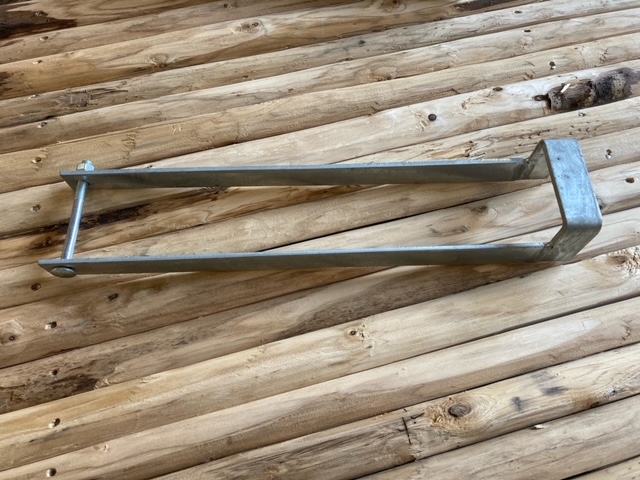 Boucle de fermeture pour portail double, galvanisé à chaud 