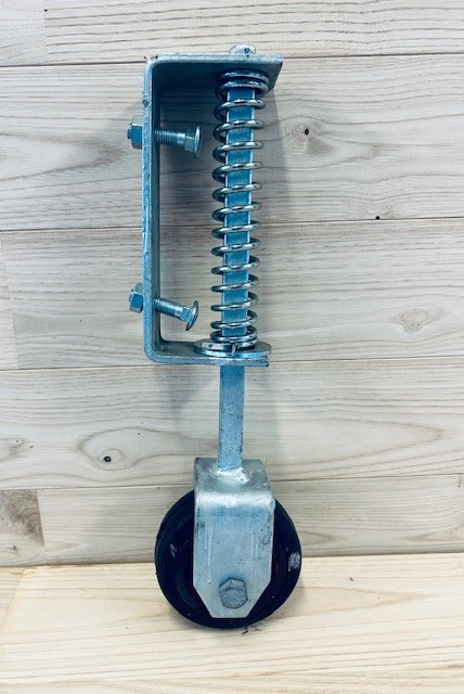 Roue de portail robuste à ressort 37 cm galvanisé 