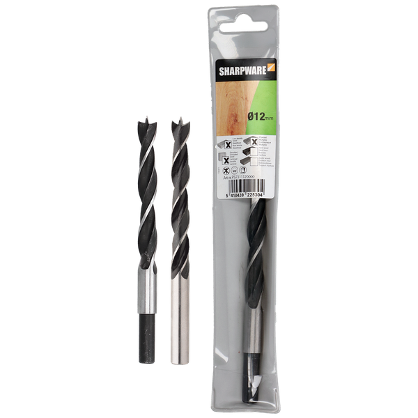  Spiraalvormige houtboor HSS - SHARPWARE