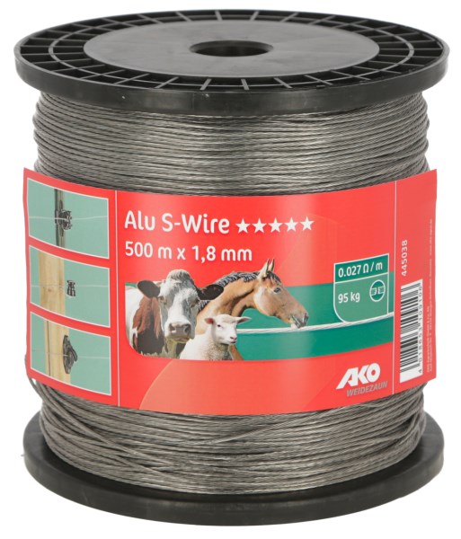 Fil tressé aluminium Ø 1,8 mm 500 m - AKO