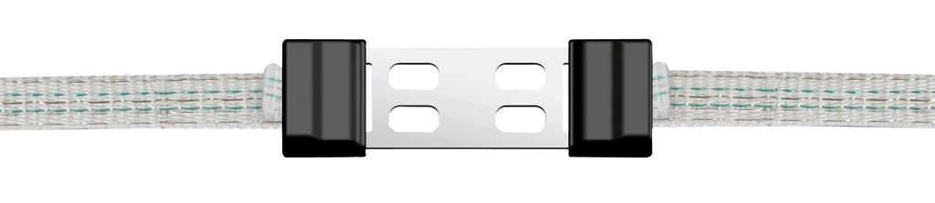 Connecteur inox pour ruban jusqu'à 20 mm Litzclip - AKO (5 pièces)