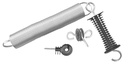 Kit de porte à ressort galvanisé avec poignée noir, max 5m + 1 isolateur - AKO (Pièce)