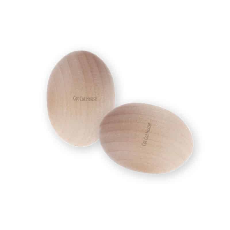 Oeuf factice en bois