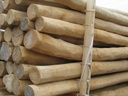 Robinia stakes without sapwood, sanded - Ø 6-8 cm