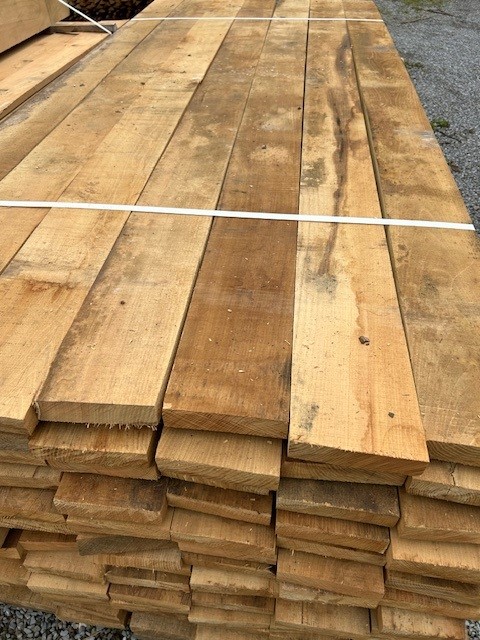 Planche en acacia (robinier), brut de sciage 1250 x 150 mm