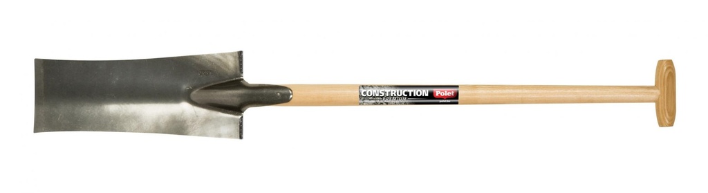 Bêche terrassier 38 cm avec manche en T 85 cm - POLET 