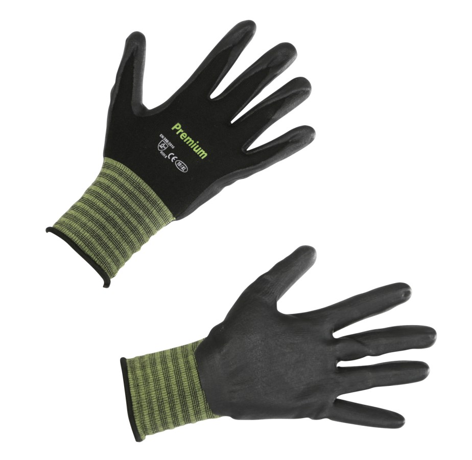 Premium handschoenen, zwart - KERBL