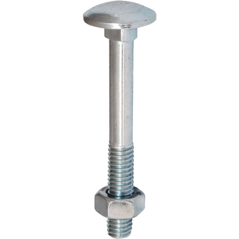 Boulon TRCC avec écrou M10 x 200 mm Zn (la pièce)