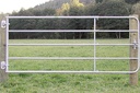Uitschuifbare weideomheining met 5 buizen, hoogte 110 cm - thermisch verzinkt