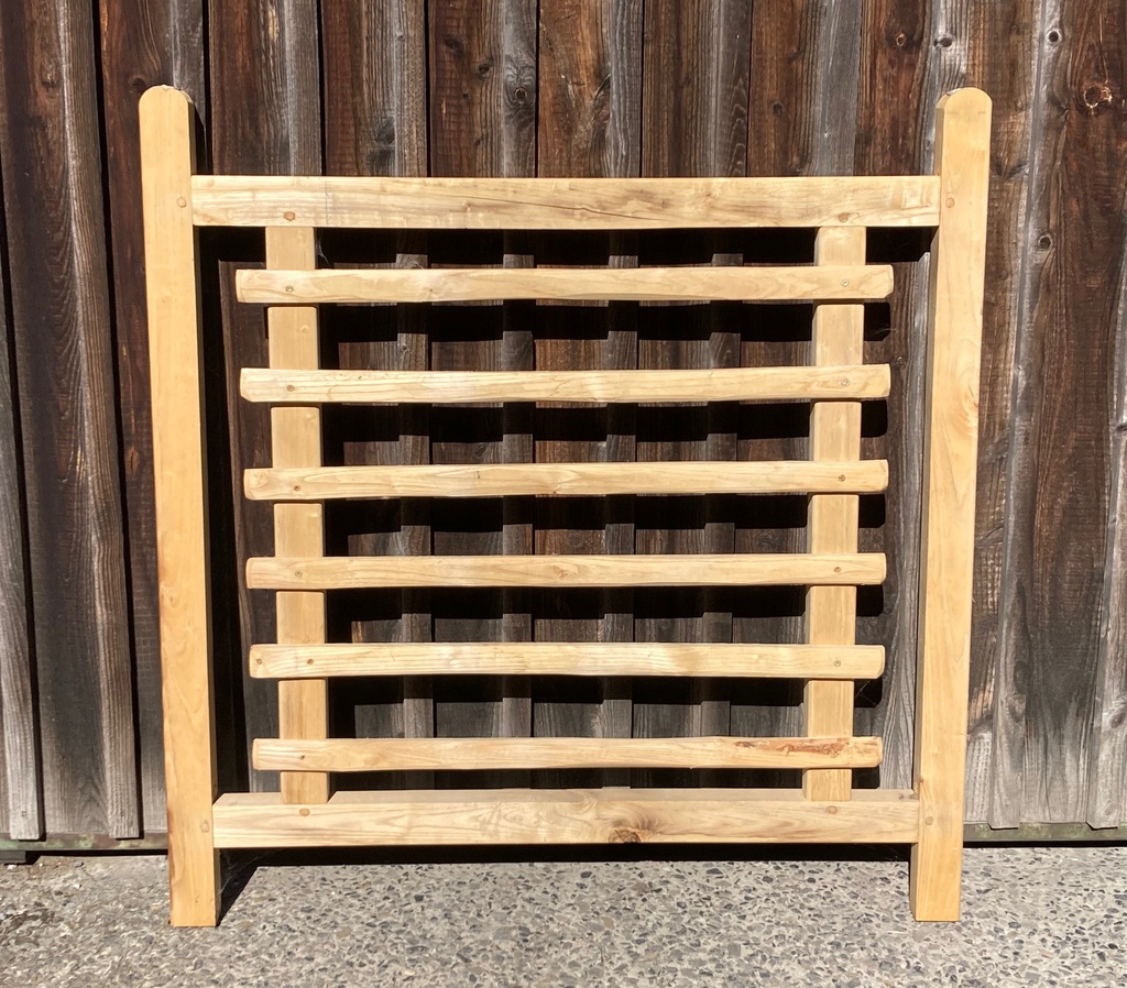 Barrière en châtaignier "Saint-Nicolas"