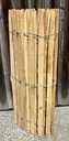 Clôture en acacia échalas sciés, pointés - écart: 3,5 cm