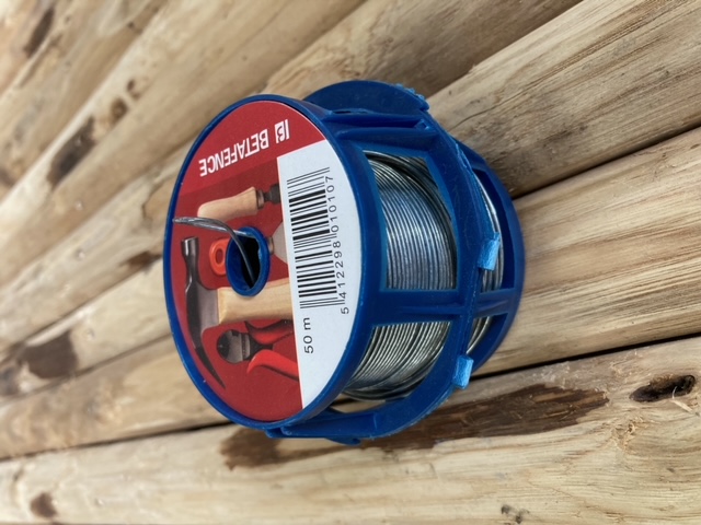 Rol gegalvaniseerd binddraad 1 mm - 50 m BETAFENCE