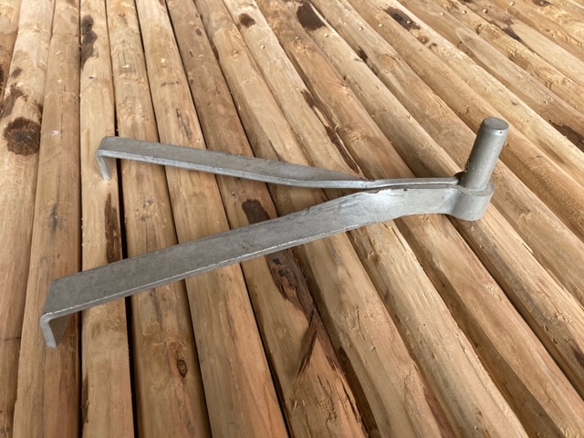 Scharnier Ø 19 mm, voor inbouw in metselwerk, thermisch verzinkt