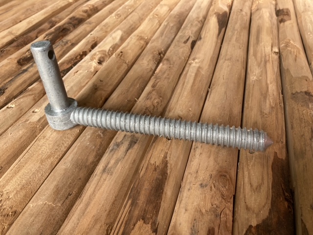 Gond Ø 19 mm à visser, longueur 230 mm galvanisé à chaud (la pièce)
