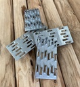 Gegalvaniseerde splijtplaat voor hamerpalen 38 x 76 mm