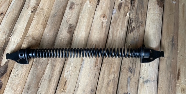 Zelfsluitende poortveer, zwart, 254 mm (10")