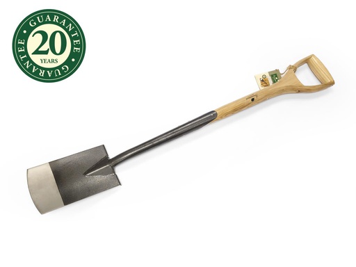 [GRM-S2464] Bêche l. 14 cm en carbone avec manche en frêne de 100 cm GREENMAN