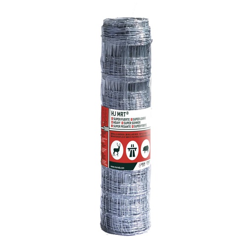 SUPER ZWAAR geknoopt gegalvaniseerd gaas - Rol van 50 m 