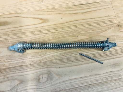 [QU-32-001] Terugtrekveer voor poort, verzinkt, 250 mm