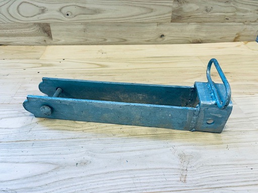 Boucle de fermeture avec poignée pour portail en bois, galvanisé à chaud