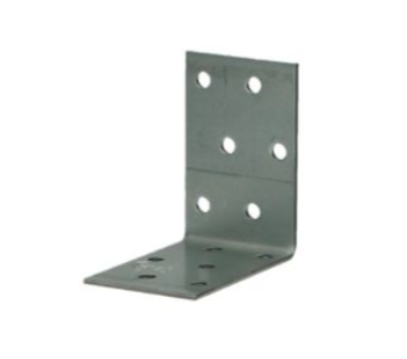 [QU-51-001] Equerre de fixation zinguée 40x40x40 mm ep: 2mm, l'unité