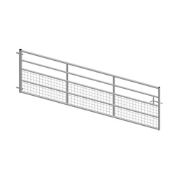 Barrière semi grillagée hauteur 120 cm - galvanisée à chaud 