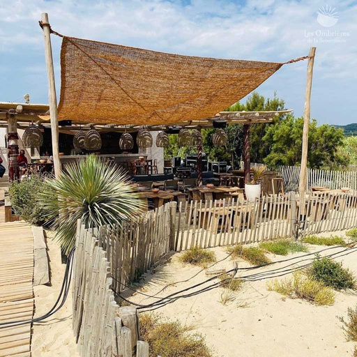 Voile d’ombrage en coco à suspendre 4 points d’attache - Ombrière (Cosses cœurs inclus)