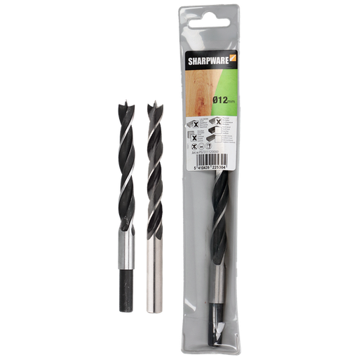  Mèche à bois hélicoïdale HSS - SHARPWARE