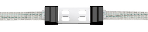 [KER-442001/051] Connecteur inox pour ruban jusqu'à 20 mm Litzclip - AKO (5 pièces)