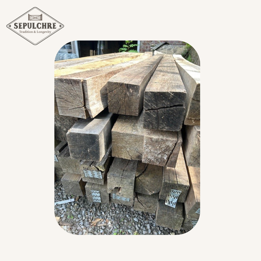 Pilastre en chêne sans tête de diamant - DESTOCKAGE