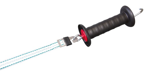[KER-442007/041] Connecteur poignée inox pour ruban jusqu'à 40 mm Litzclip - AKO (4 pièces) 