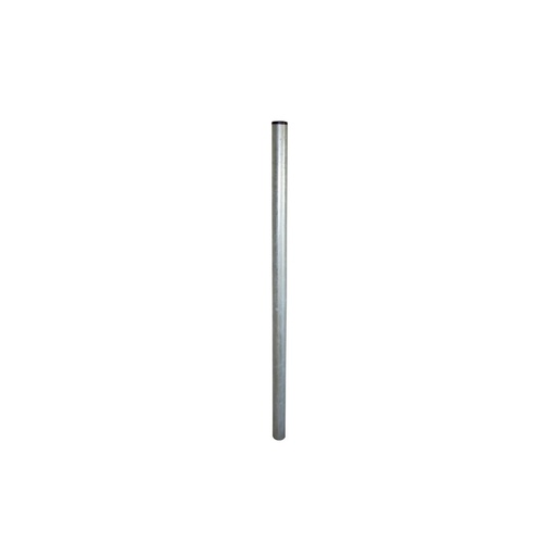 [KER-442577] Poteau rond pour barrière galvanisée 200 cm, Ø 88mm avec capot en plastique (la pièce)