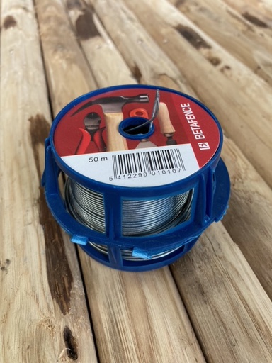 [MAT-BK-010107] Rouleau fil de ligature galvanisé 1 mm - 50 m BETAFENCE