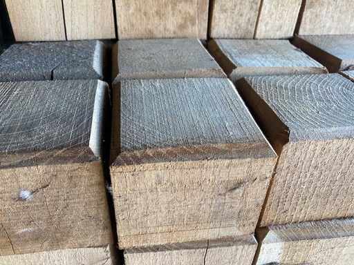 [PAVE10/10/8] Robinia vierkante straatsteen, ruw gezaagd 10 x 10 x 8 cm