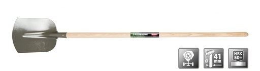 [POL-110222P] Pelle à sable NR2 avec manche en bois - POLET