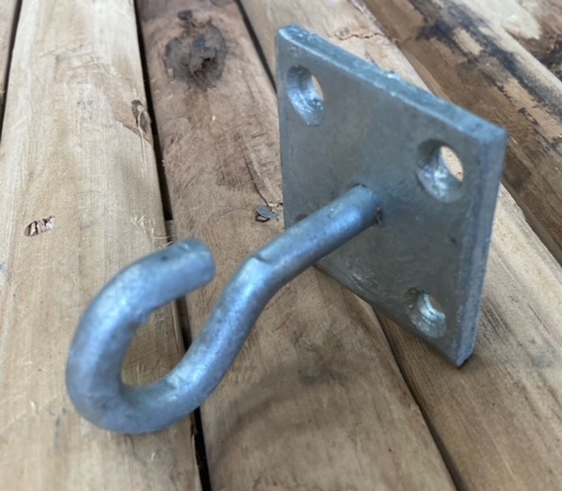 [QU-28-001] Galv Hook on Plate