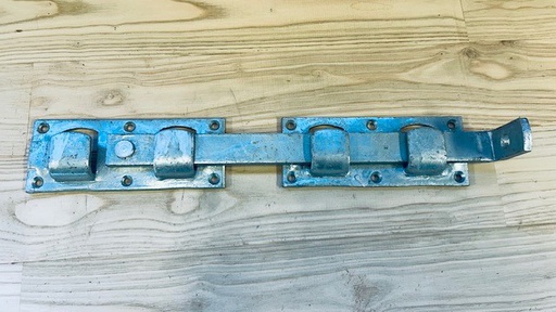 [QU-18-001] Sluiting voor zware dubbele poortvleugels van 45 cm, thermisch verzinkt